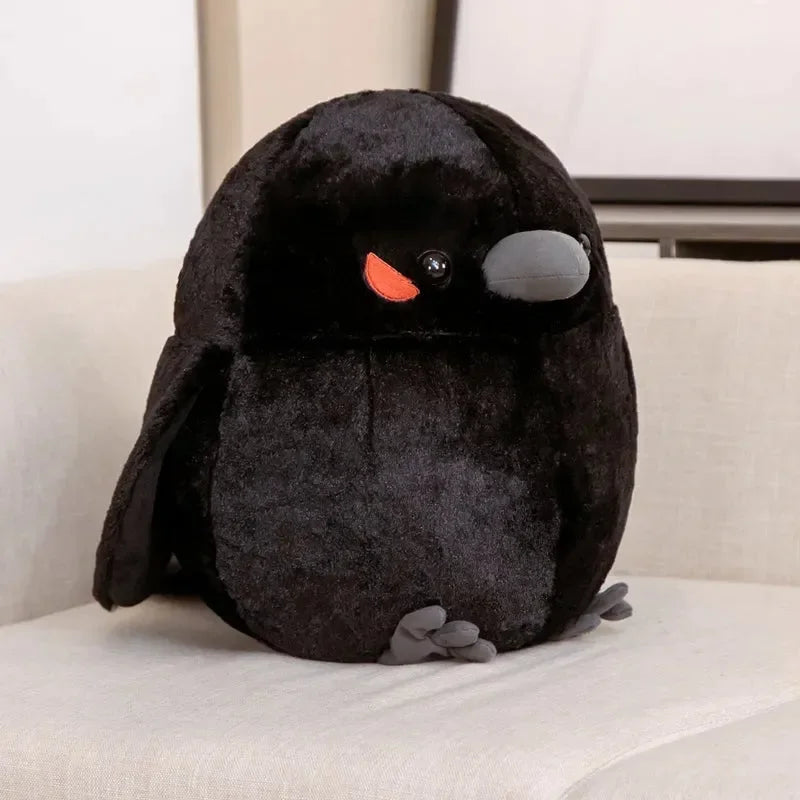 Chonky Sparrow Raven Bird Plushies