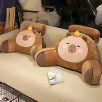 Sleepy Capybara Resting Cushion Pillow - Bear Hugs