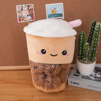 Smiling Boba Dessert Plushie - Bear Hugs