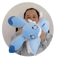 Sofi the Long Kawaii Baby Blue Hybrid Dragon Plushie - Bear Hugs
