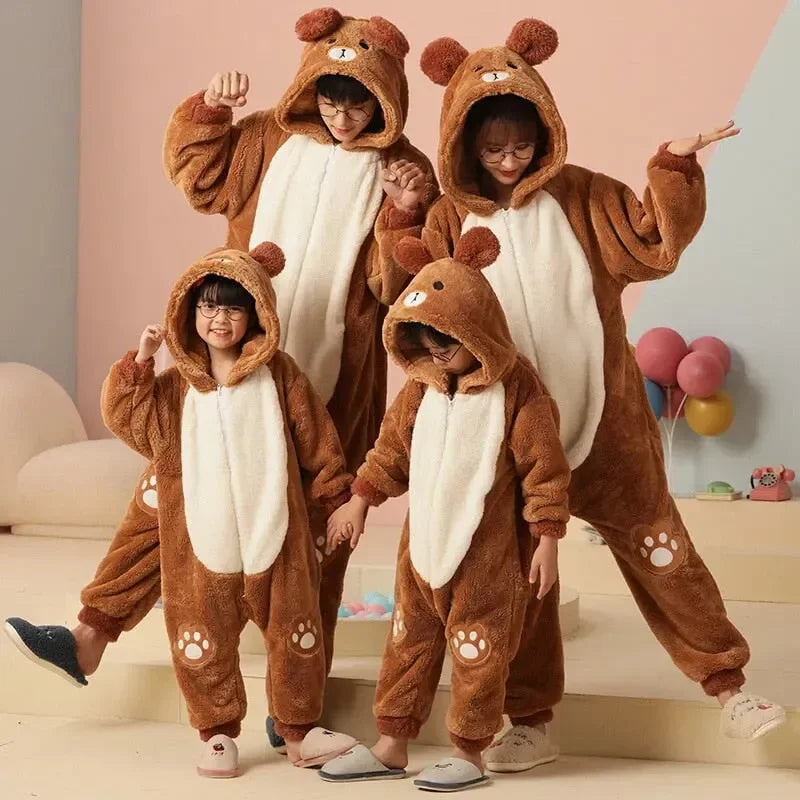 Bear Hug Fluffy Pajama Set