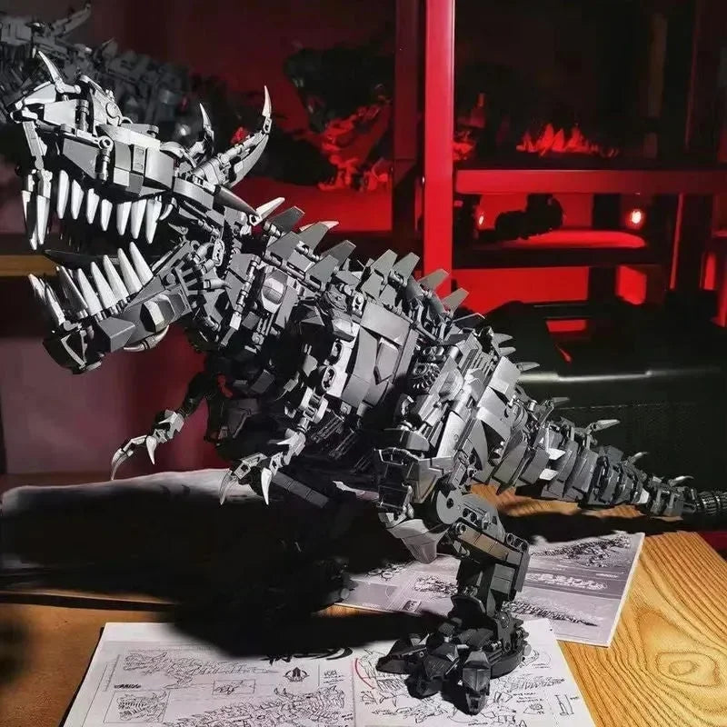 Super Mech Colossal Carnotaurus Dinosaur Building Set - Bear Hugs