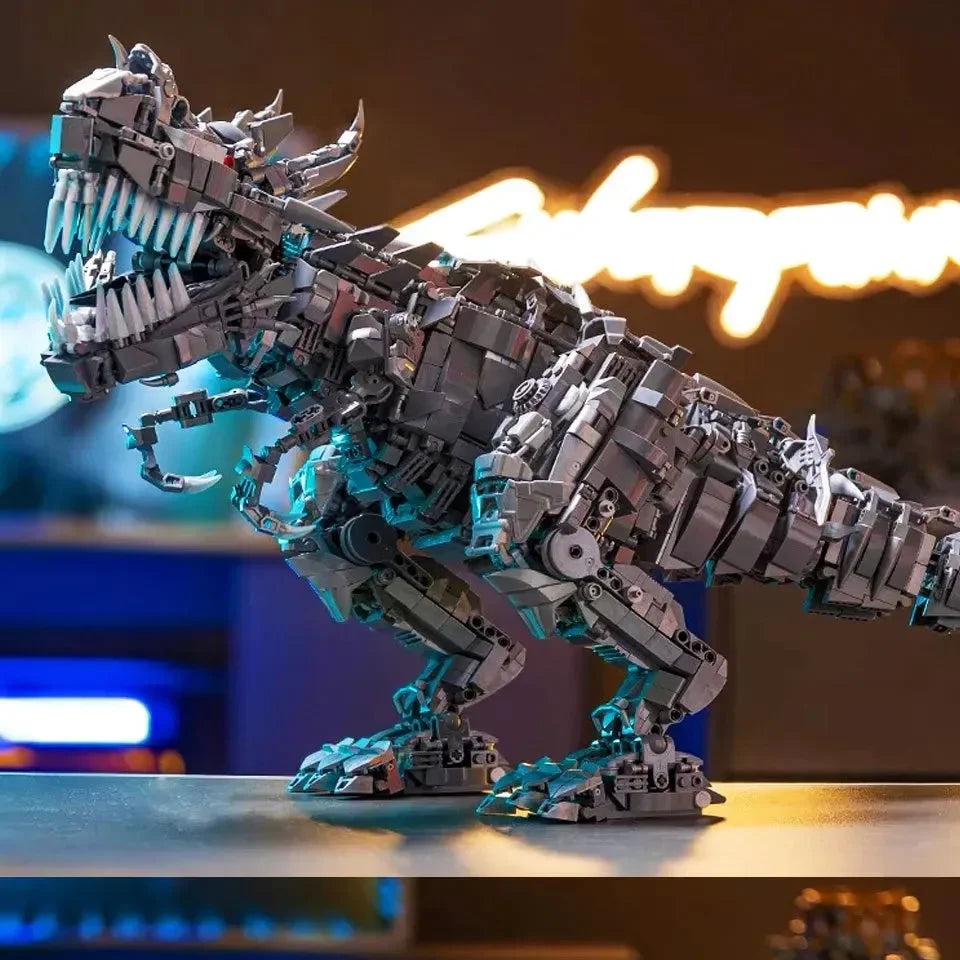 Super Mech Colossal Carnotaurus Dinosaur Building Set - Bear Hugs