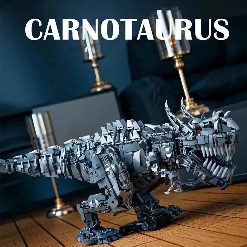 Super Mech Colossal Carnotaurus Dinosaur Building Set - Bear Hugs