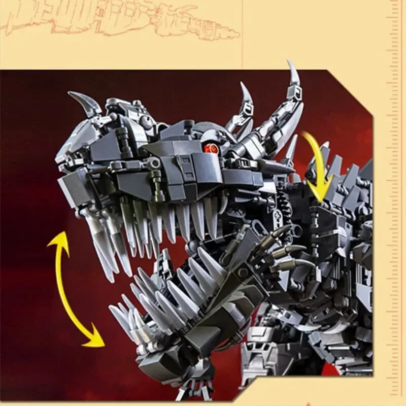 Super Mech Colossal Carnotaurus Dinosaur Building Set - Bear Hugs