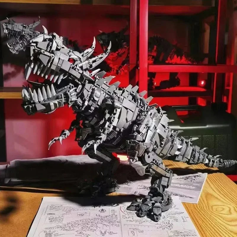 Super Mech Colossal Carnotaurus Dinosaur Building Set - Bear Hugs