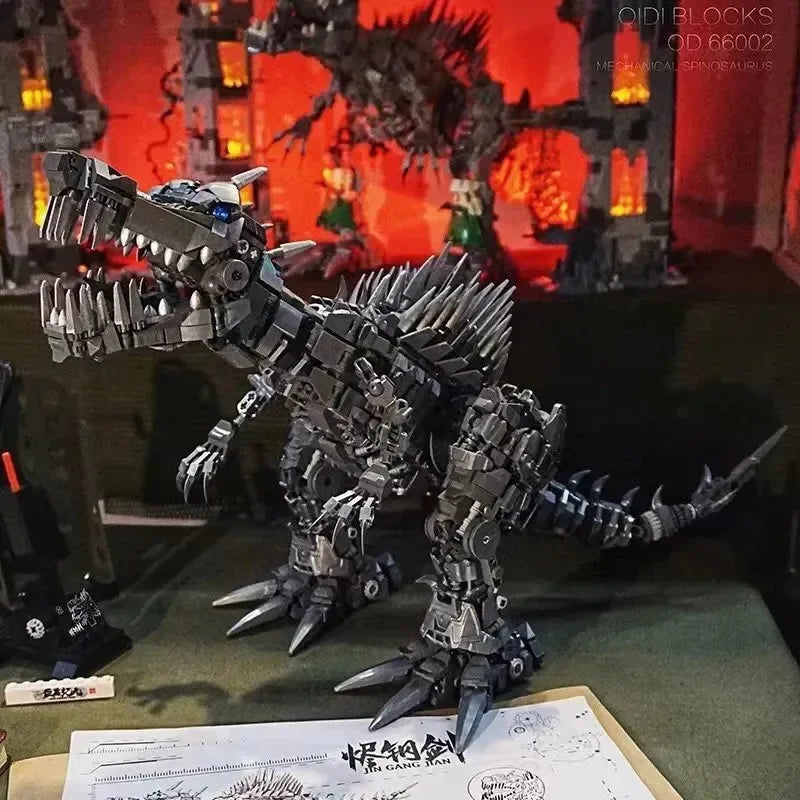 Super Mech Colossal Spinosaurus Dinosaur Building Set - Bear Hugs