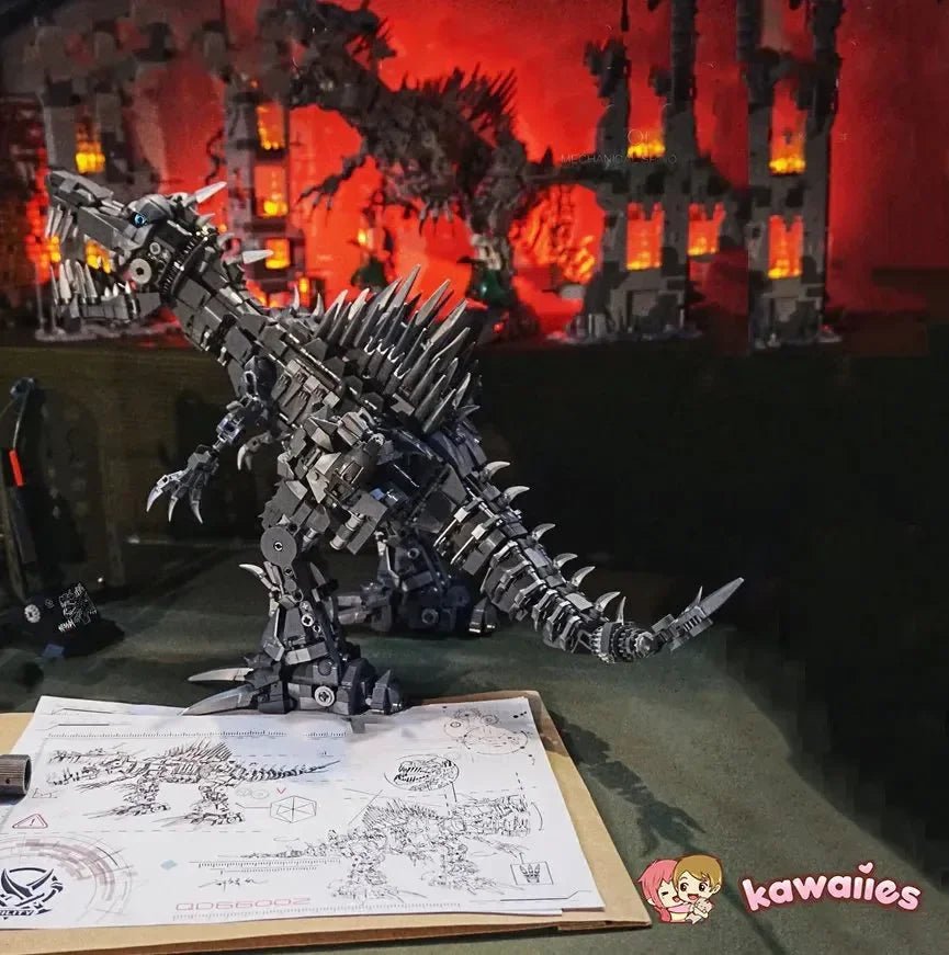 Super Mech Colossal Spinosaurus Dinosaur Building Set - Bear Hugs