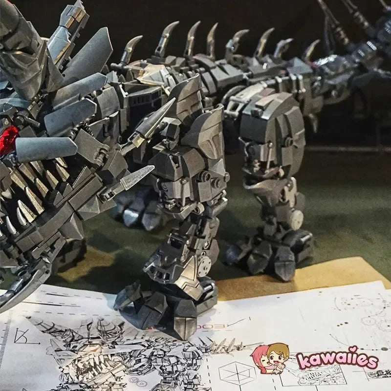 Super Mech Colossal Triceratops Dinosaur Building Set - Bear Hugs