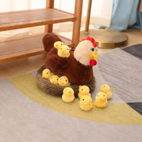 Swan and Chicken Family Plushies - Bear Hugs