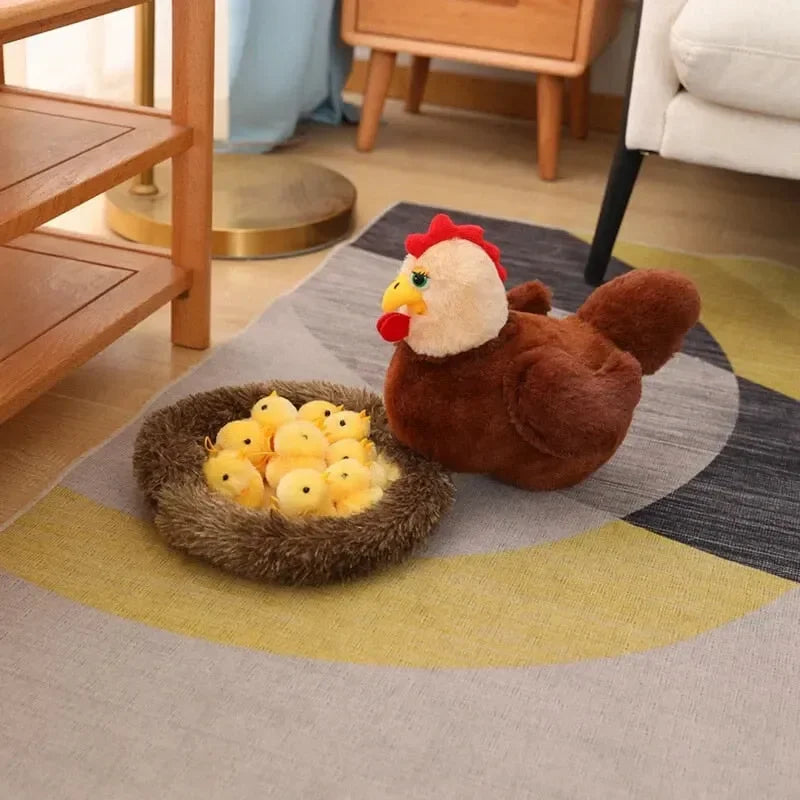 Swan and Chicken Family Plushies - Bear Hugs