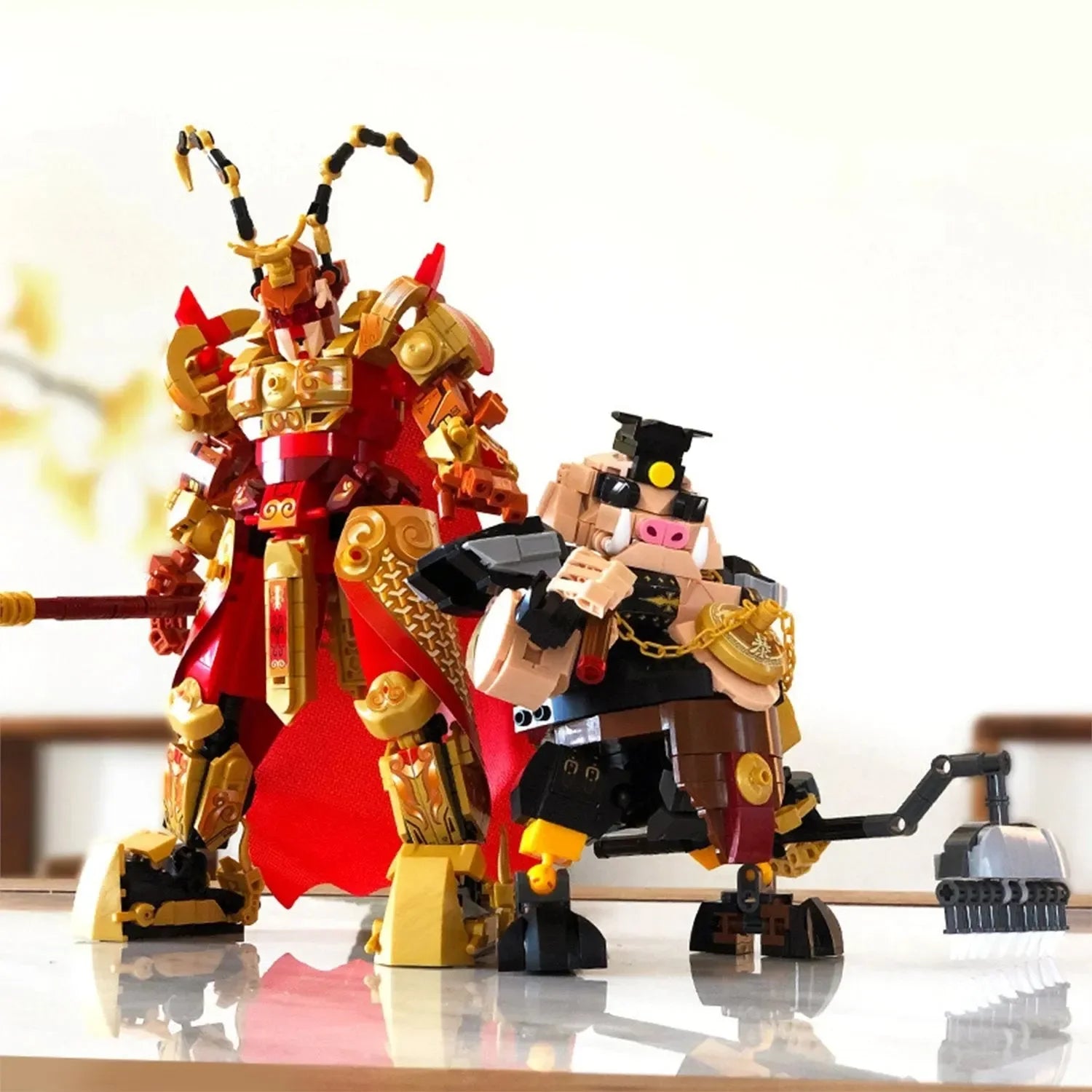 Wukong Monkey Bull Pig Mecha Warriors Building Blocks - Bear Hugs