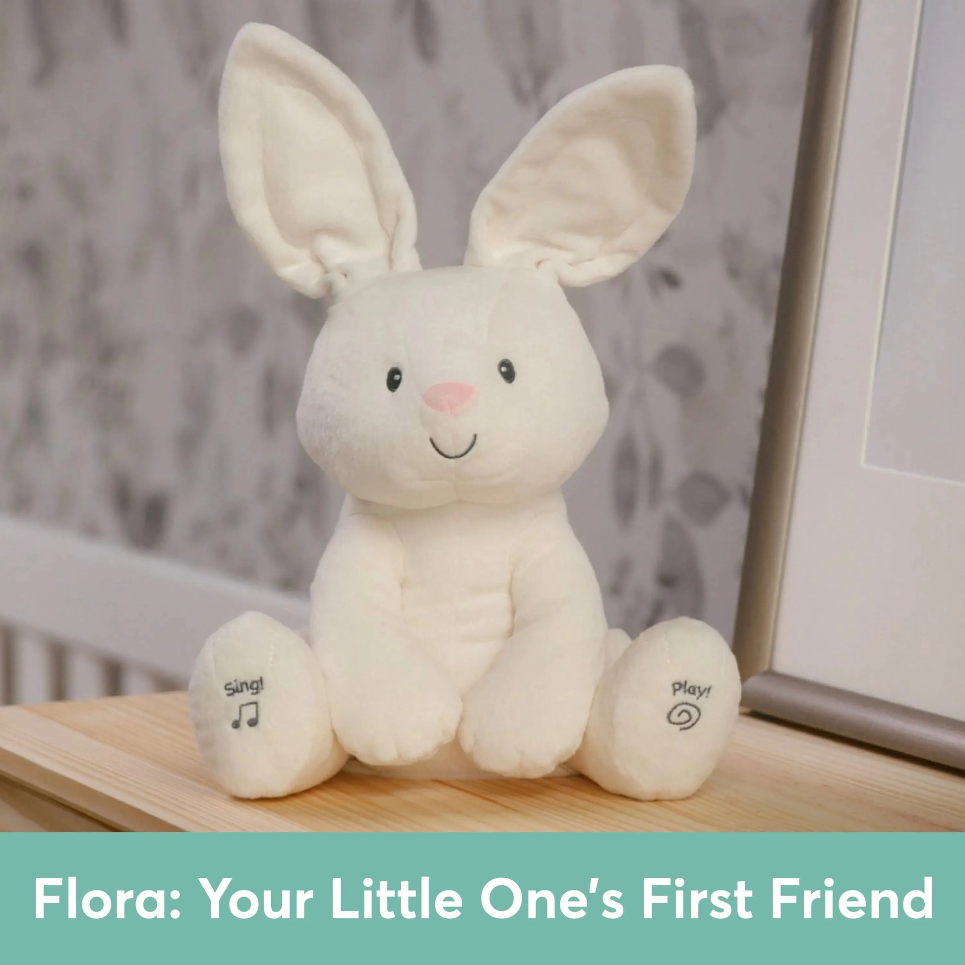 Animated Flora the Bunny, 12 in - Bear Hugs