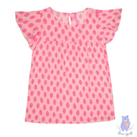 Kids Floral Print Round-Neck Top - Bear Hugs