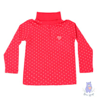 Kids Star Print Turtleneck T-shirt - Bear Hugs