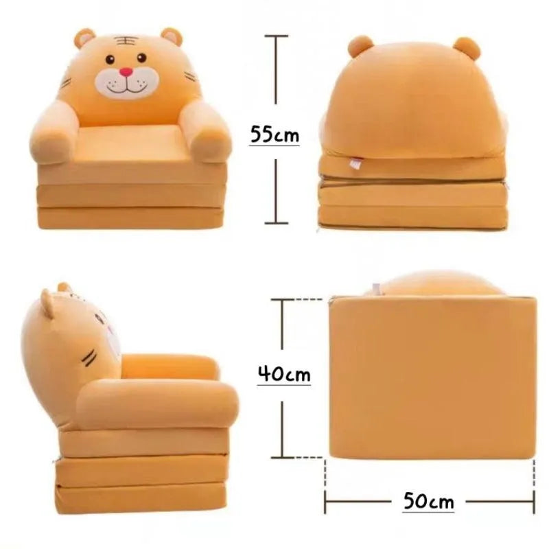 Kids Tri-fold Sofa plus Bed - Bear Hugs