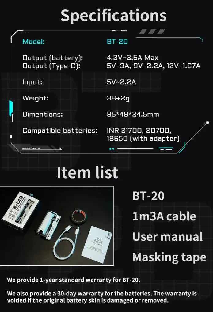 Kodai BT-20 Rechargeable Battery Power Bank - Bear Hugs