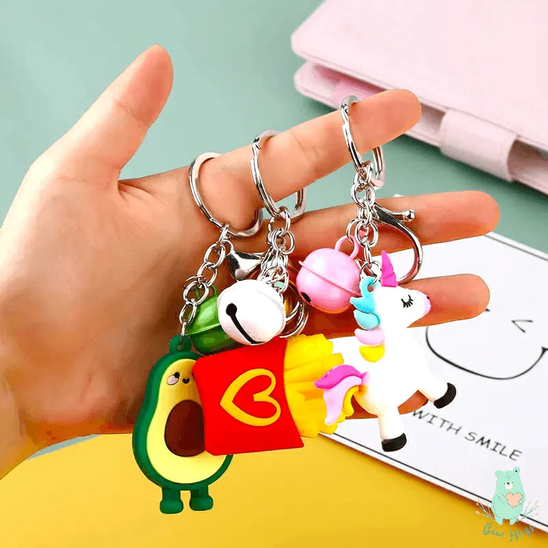 Korean Creative Keychains (Various Styles) - Bear Hugs