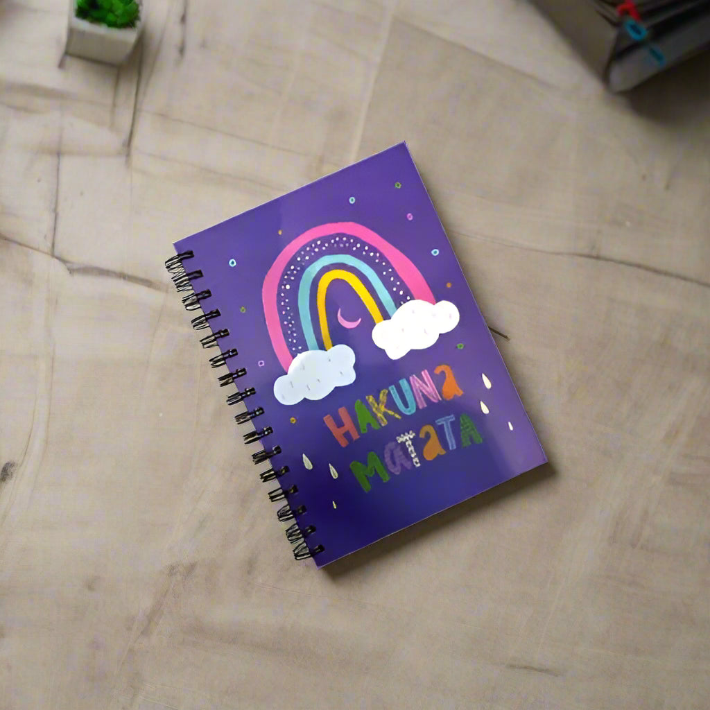 Hakuna Matata A5 Spiral Notebook