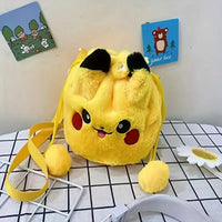 Kuromi & Pikachu Power: 3D Cartoon Shoulder Crossbody Plush Bag - Bear Hugs