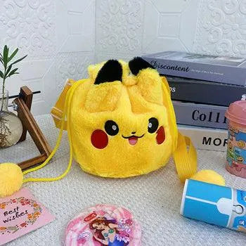 Kuromi & Pikachu Power: 3D Cartoon Shoulder Crossbody Plush Bag - Bear Hugs