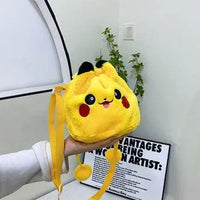 Kuromi & Pikachu Power: 3D Cartoon Shoulder Crossbody Plush Bag - Bear Hugs