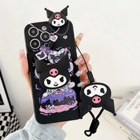 Kuromi Case with Rope Holder (For iPhones) - Bear Hugs