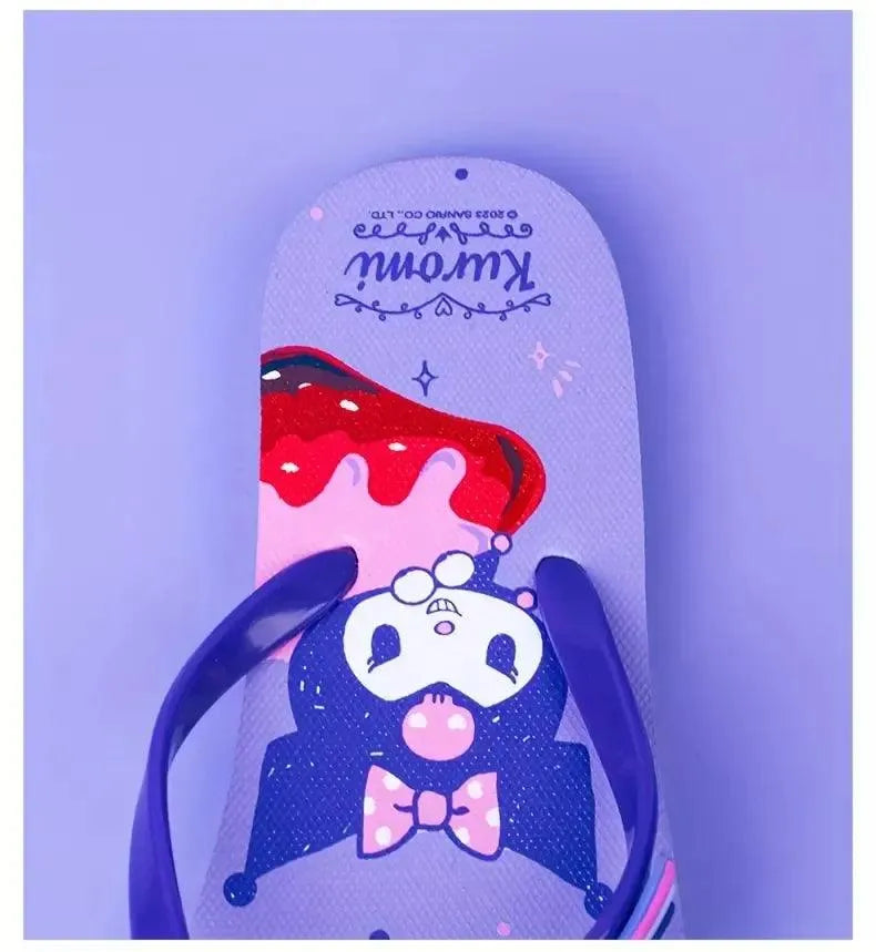 Kuromi Cute Cartoon Flip-Flops - Bear Hugs