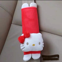 Kuromi My Melody Car Headrest and Seatbelt Protector - Bear Hugs