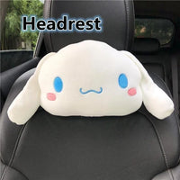 Kuromi My Melody Car Headrest and Seatbelt Protector - Bear Hugs