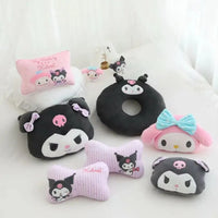 Kuromi My Melody Car Headrest and Seatbelt Protector - Bear Hugs