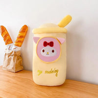 Kuromi My Melody Milk Tea Pillow - Bear Hugs