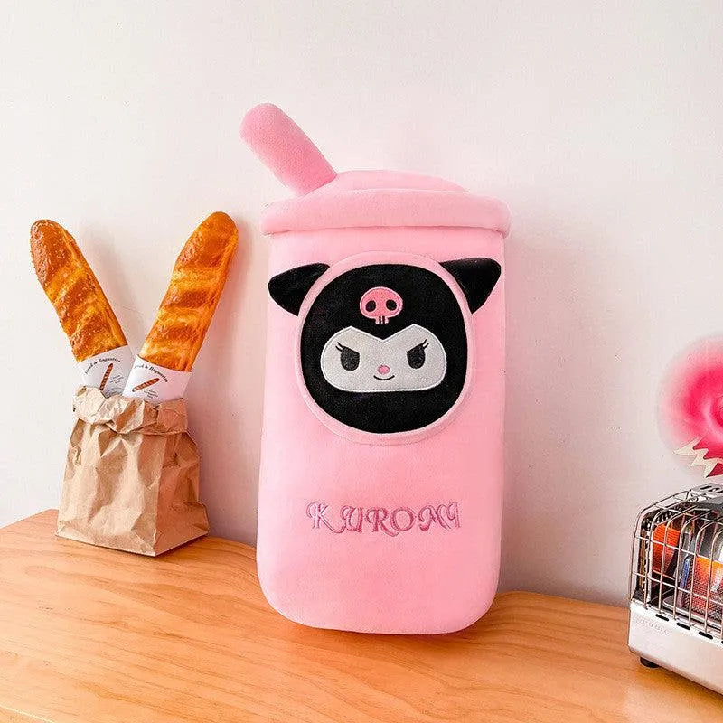 Kuromi My Melody Milk Tea Pillow - Bear Hugs