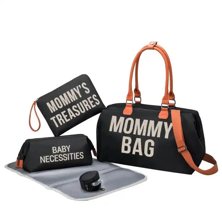 Large Capacity 3 in 1 Premium Mommy Bag - Bear Hugs