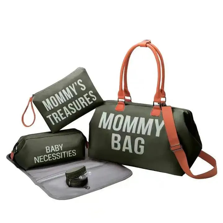 Large Capacity 3 in 1 Premium Mommy Bag - Bear Hugs