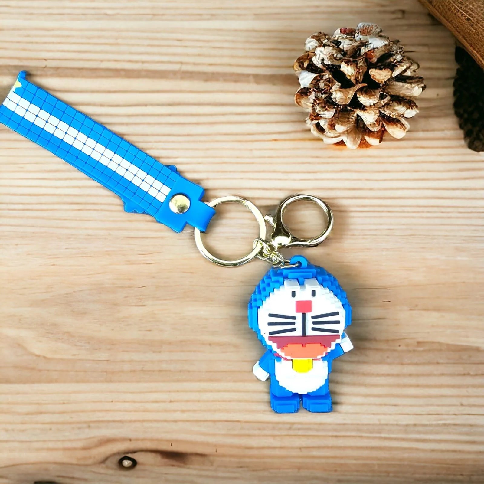 Lego Style Doraemon 3D Keychain - Bear Hugs