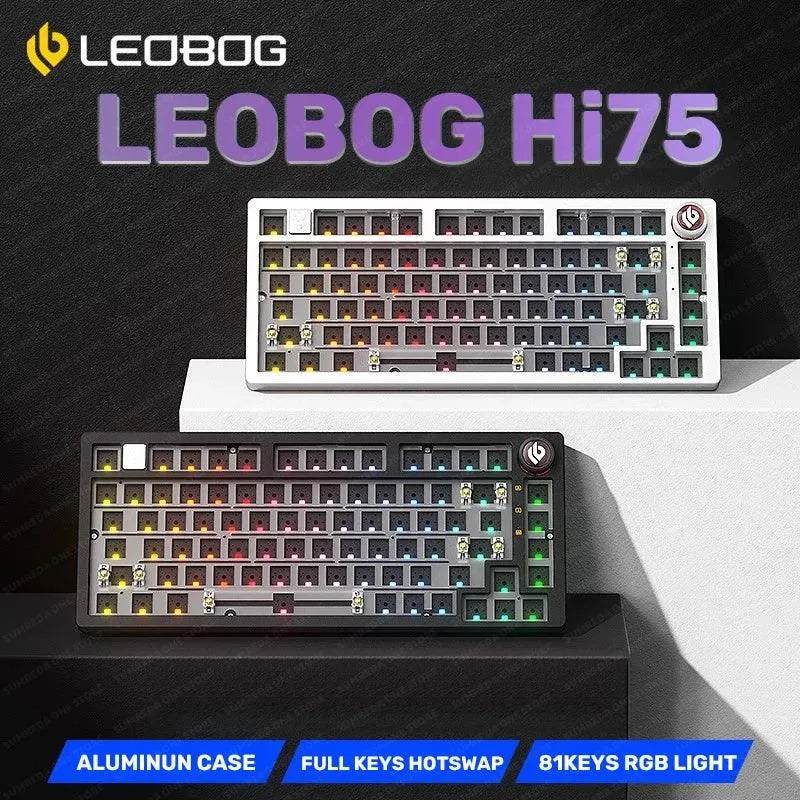 LEOBOG Hi75 Sugar65 Custom Mechanical Keyboard - Bear Hugs