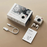 LiberFeel CCD Camera Shaped Wireless Earbuds - Bear Hugs