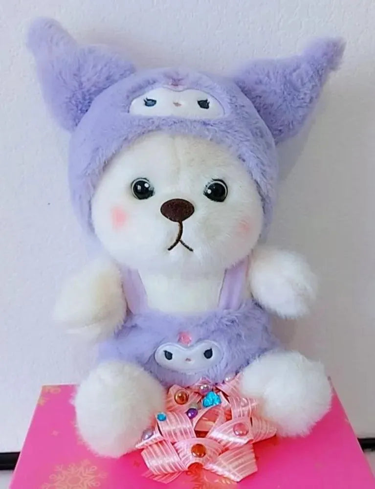 Lil' Kuromi Lena Cosplay Bear Plushie - Bear Hugs