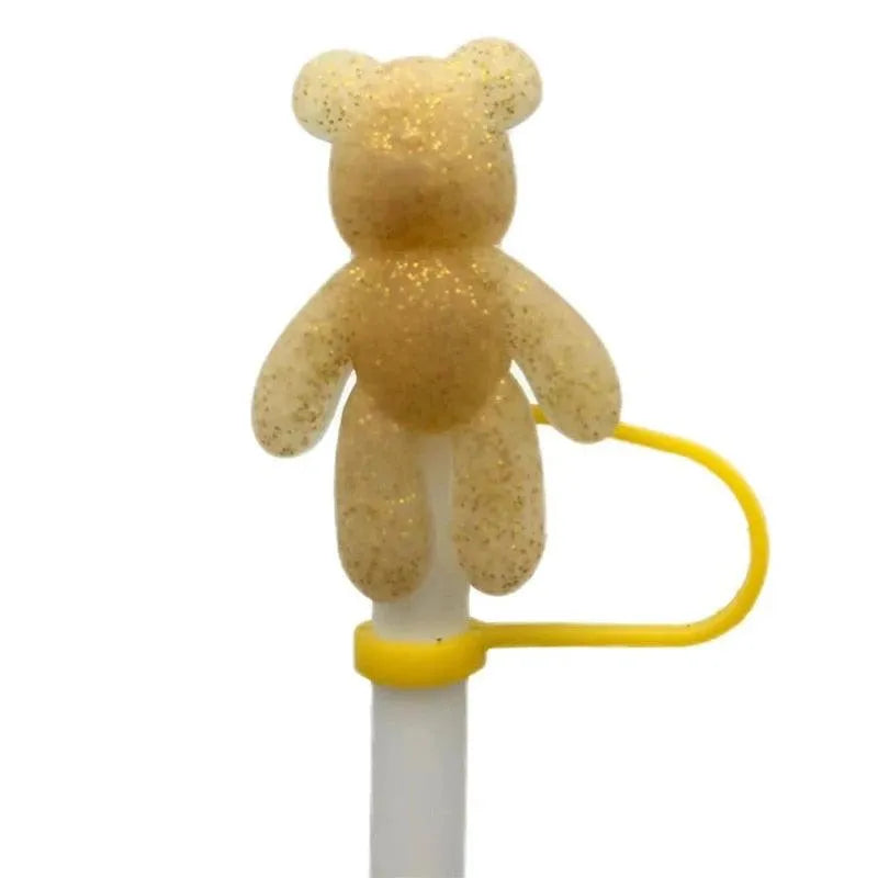 Little Bear Silicone Straw Cap for Stanley Cup (Set of 4) - Bear Hugs