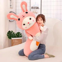 Long Bunny Throw Pillow - Bear Hugs