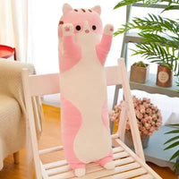 Long Cat Plush Pillow - Bear Hugs