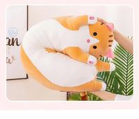 Long Cat Plush Pillow - Bear Hugs