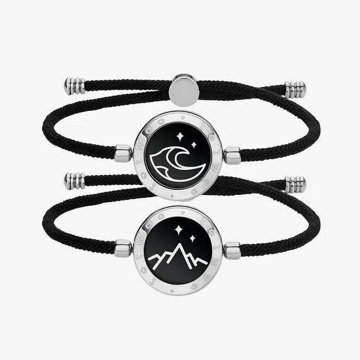 Long Distance Couple Love Bracelets (Set of 2) - Bear Hugs