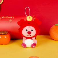 Loopy Pink Plush Pendants - Bear Hugs