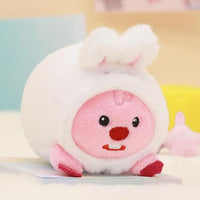 Loopy Pink Plush Pendants - Bear Hugs