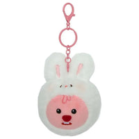 Loopy Pink Plush Pendants - Bear Hugs