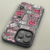 Love Graffitti Phone Cover (For iPhones) - Bear Hugs