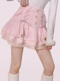 Love Kawaii Cute Pink Frilly Outfit - Bear Hugs