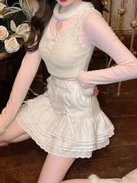 Love Kawaii Cute Pink Frilly Outfit - Bear Hugs
